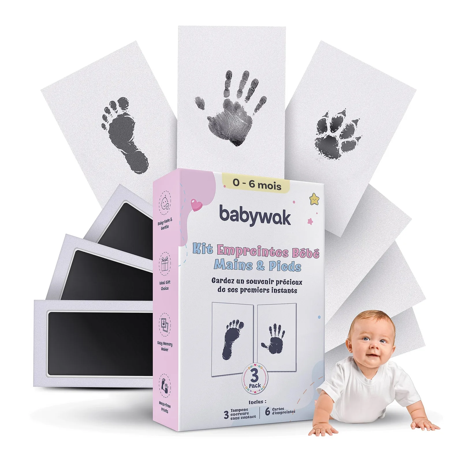 Kit Empreinte Bébé Main & Pied