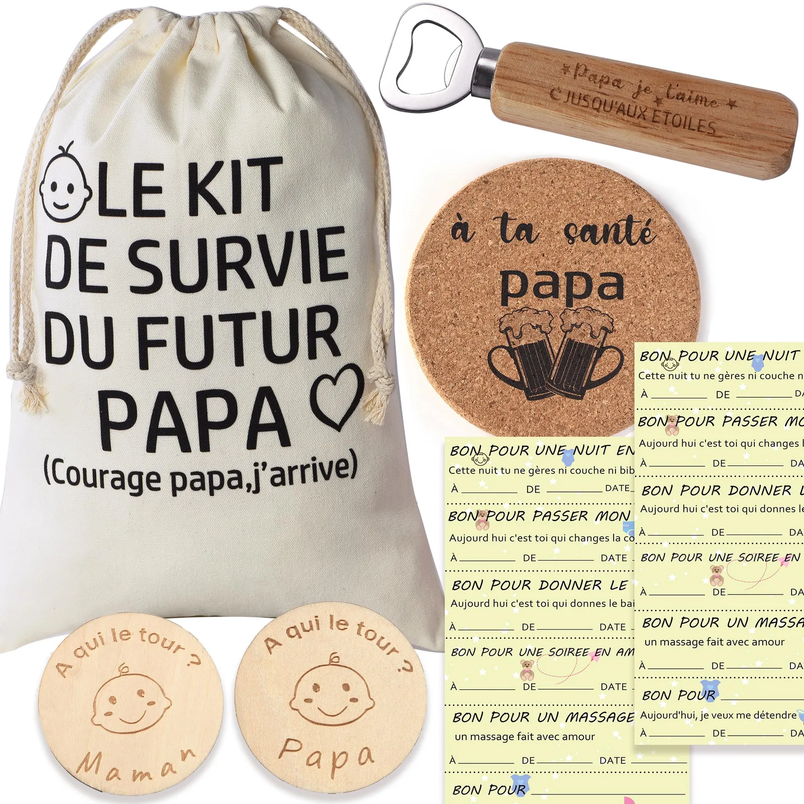 Kit de survie du futur papa