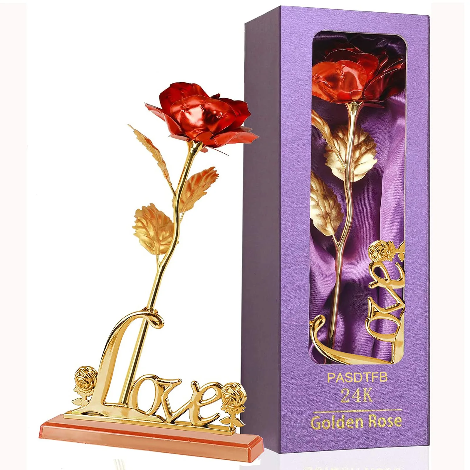 Rose Plaqué Or 24K