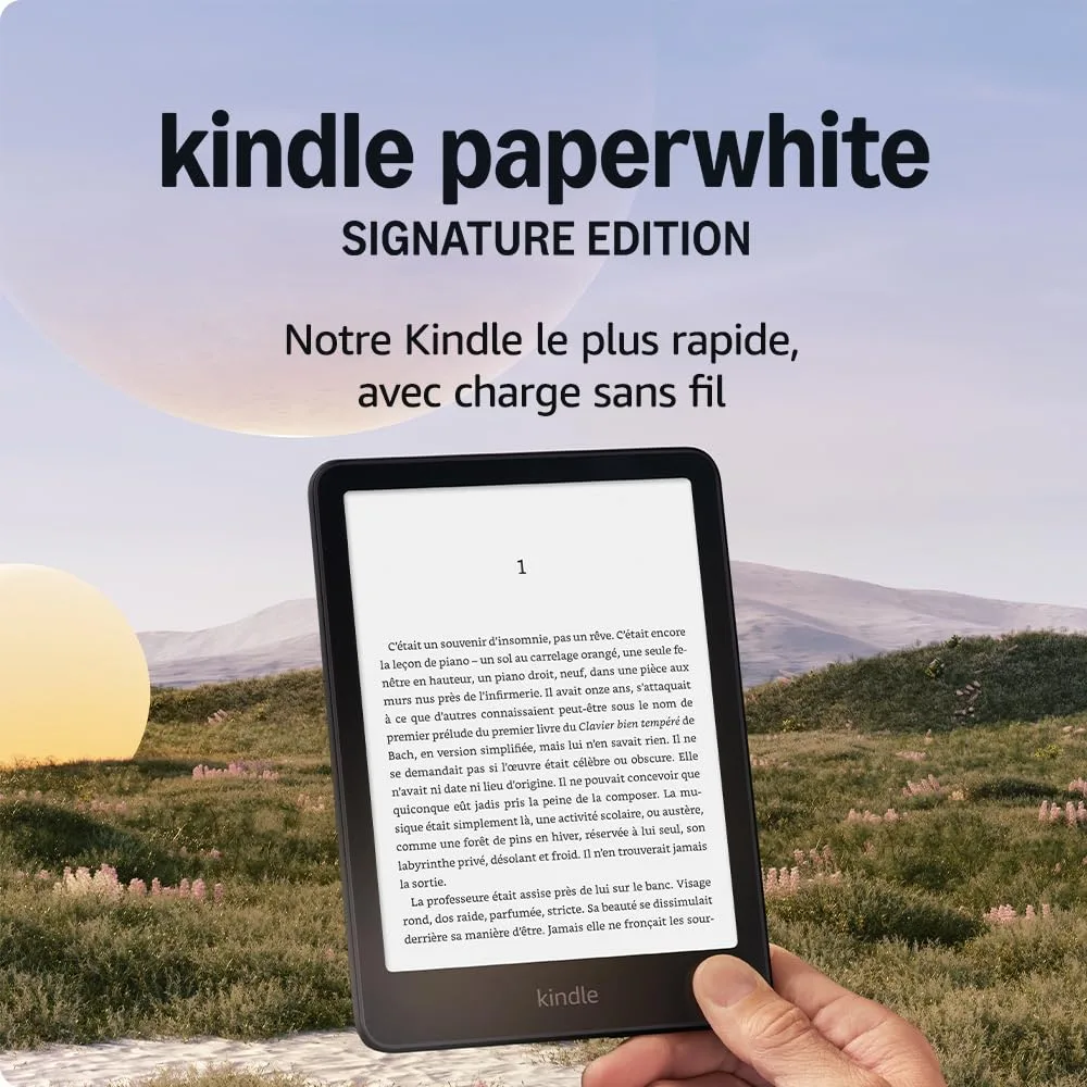 12. Kindle Paperwhite Signature Edition