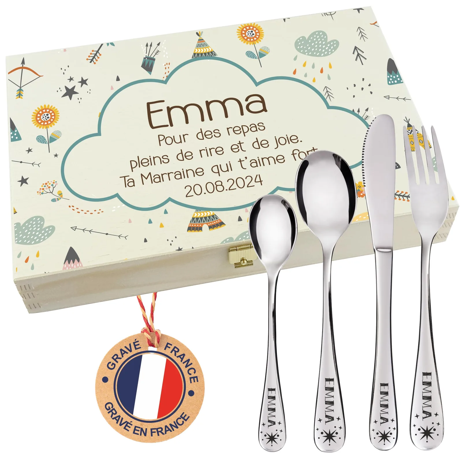 Gravure Events Coffret Couverts