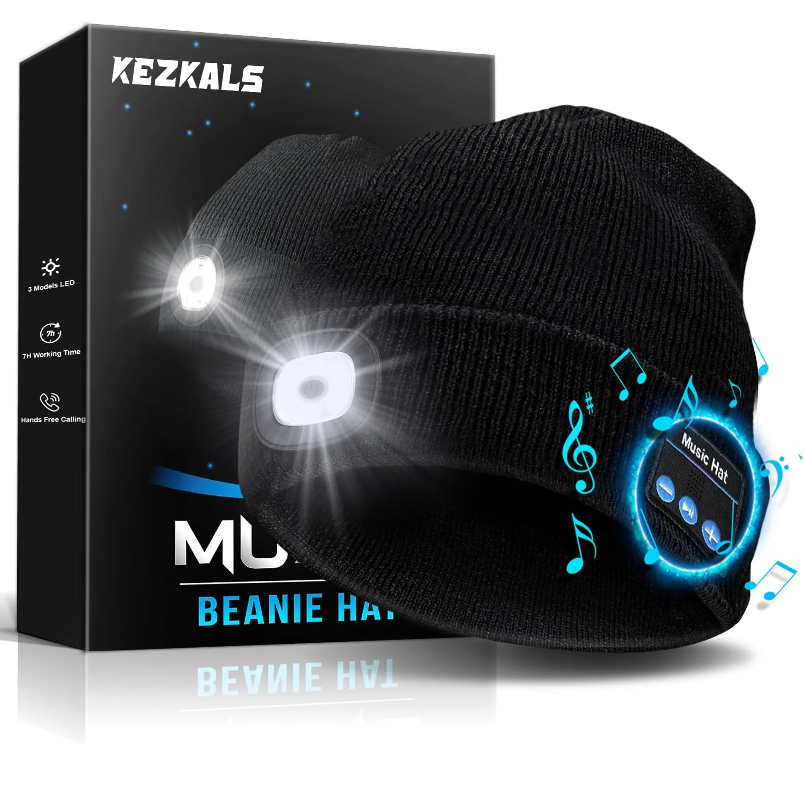 Kezkals Bonnet LED Bluetooth