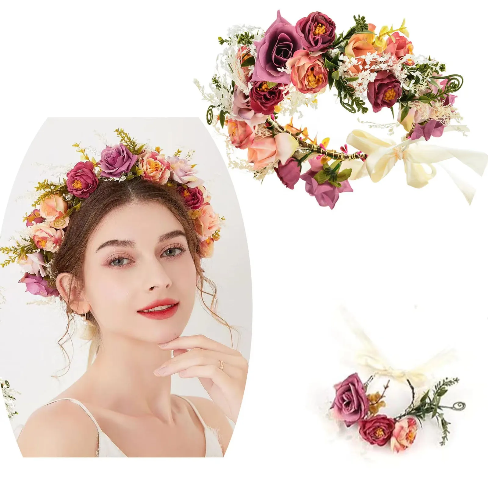Jiahuade Bandeau floral